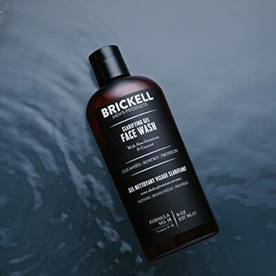 brickell men's clarifying gel face wash
