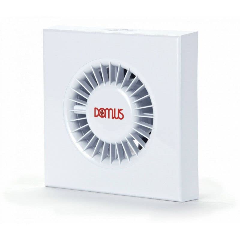 Domus Silavent Bathroom/WC Basic Standard Extractor Fan in White 4" 100mm 4 Inch - SDF100B