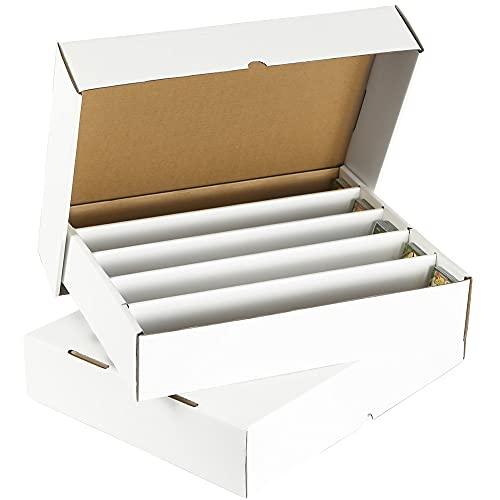 2PK 5000+ Card Storage Boxes & Cases for Collecting Trading, Basketball