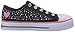 Skechers Kids Twinkle Toes Chit Chat Light-Up Lace-Up Sneaker,Black/Multi,1 M US Little Kid
