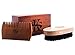 Premium Beard Grooming Kit For Men | Exclusive Pearwood Bristle Brush & Pear Wooden Grooming Comb | Beard Brush and Comb Set for Hair Styling & Beard Care By Kel Supply