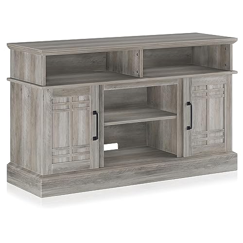 BELLEZE Modern 48" Farmhouse Wood TV Stand & Media Entertainment Center