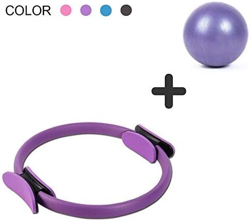 DANLIAWOMEN pilates ring circle physical therapy mini small ball for inner thigh exercise fitness sports core training toner equipment