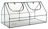 OGrow Ultra Deluxe Compact Outdoor Seed Starter Greenhouse Cloche