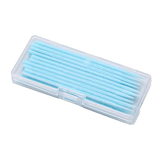 Plastic Toothpick 40 PCS Tooth Picks Brush Interdental Double-Headed Oral Dental Picks Cleaners with Portable Box