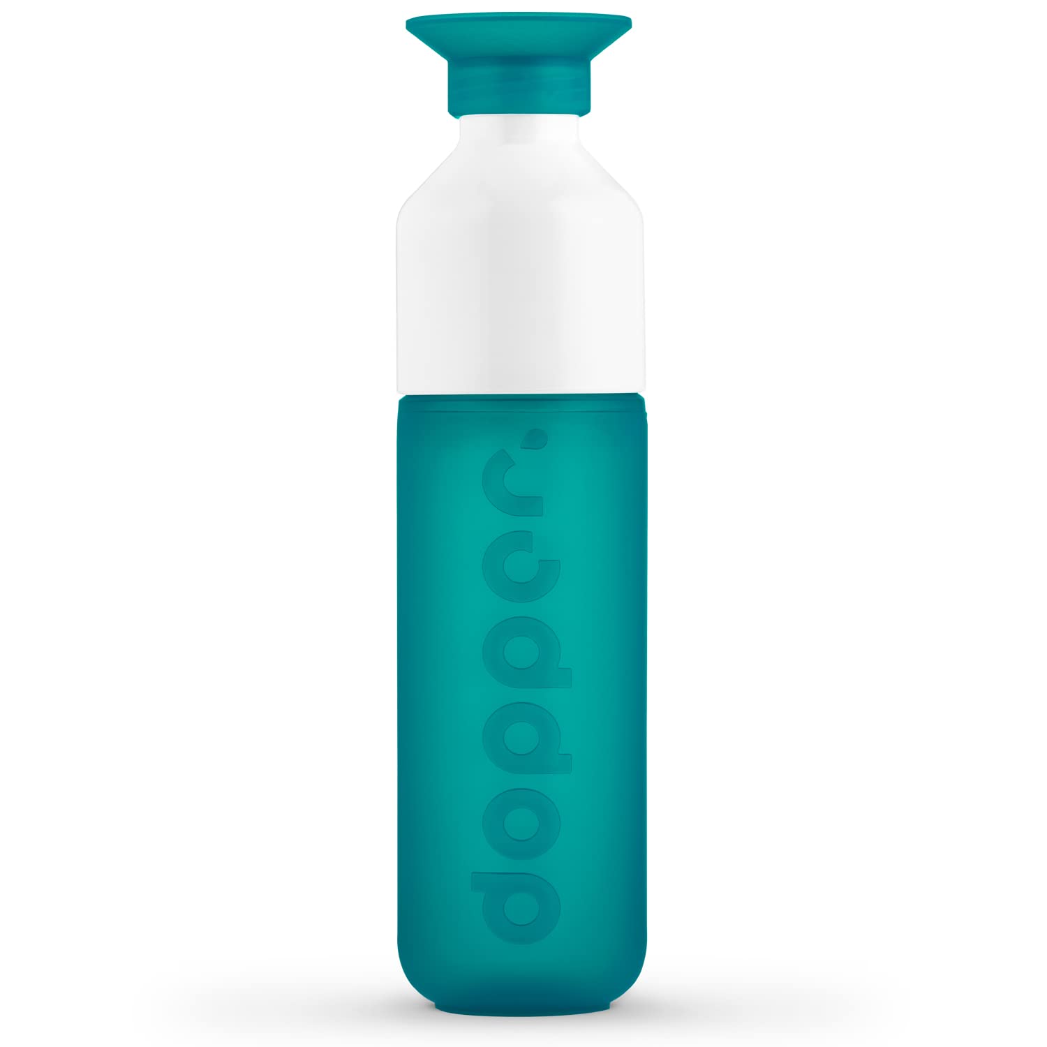 Dopper Original drinking bottle Tidal Teal 450ml - BPA-free bottle, leak-proof, reusable, slim, lightweight - water bottle for sports, fitness, school, outdoor & office — image 1