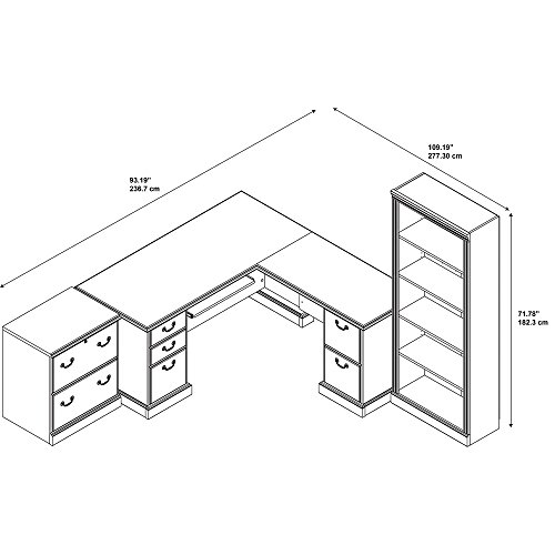 5 ireland+Office+Furniture+Bennington+Bookcase