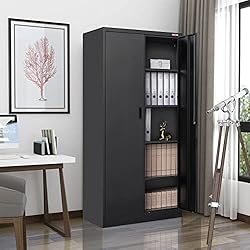 BESFUR Metal Storage Cabinet, 72" H x 36" W x 18" D