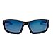 Ergodyne Skullerz Odin Safety Sunglasses - Black Frame, Blue Mirror Lens