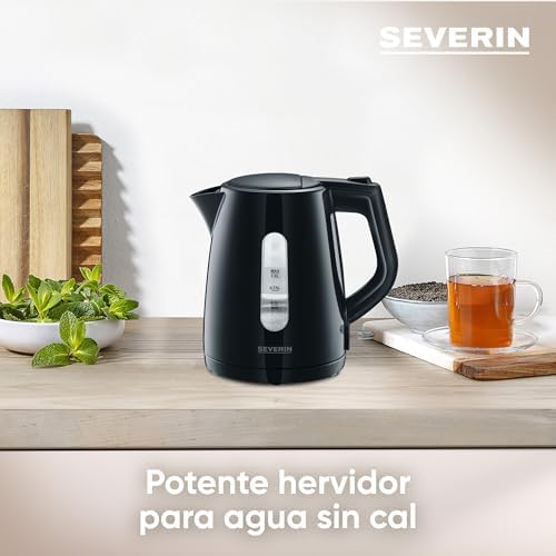WK 3410 Hervidor de Agua, 2.200 W, 1.0 L aprox., Base 360° con Sistema Inalámbrico, Negro