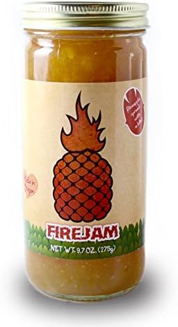 Firejam Pineapple and Habanero All Natural Fruit Spread -- 9 oz
