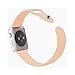 Apple Watch Band, Olawear Soft Silicone Replacement Bands for 38mm Apple All Models Series 1 2 Sport & Edition 2016, (38mm Pink Sand)