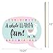 Big Dot of Happiness Whole Llama Fun - Llama Fiesta Baby Shower or Birthday Party Photo Booth Props Kit - 20 Count