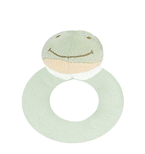 Angel Dear Green Froggy Blankie & Ring Rattle Set