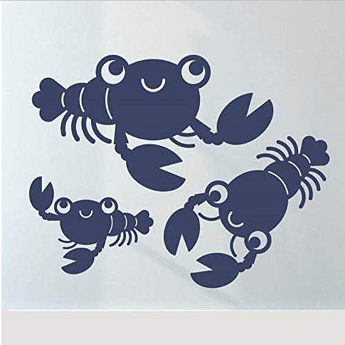 Fqz93in Nursery wall sticker lobster Nordic wall stickers chirld room bedroom sticker decorative Kids Room Decor Wall Art Home Decor 50X50CM 3pcs/set