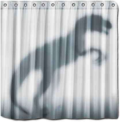 YOUHOME Personalized Shower Curtains Raptor Silhouette Silhouette Shower Curtain 72"X72"