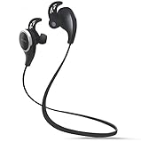 Bluetooth Headphones, Earbuds Wireless Sport Earphones, V4.1 Stereo Running Sweat Proof Headset with Noise Cancelling, APT-X/Mic For All Bluetooth Enabled Devices. ARITRONIX Qy8 Bluetooth, Black.