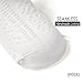 EPEIUS Infants and Toddlers Baby-Girls Non Slip Ruffle Frilly Ankle Socks Pointelle Grip Socks (Pack of 6) 6-18 Months,Natural White