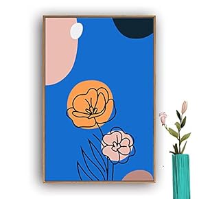 Framed Canvas Wall Art Picasso Poster Print of Woman Canvas Prints Home Artwork Decoration for Living Room,Bedroom - 24x36 inches