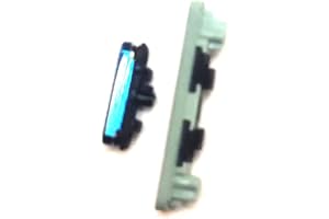 XINJUNKENG Power On Off Button + Volume Button Side Button Replacement Repair Part for Google Pixel 5 (Green)