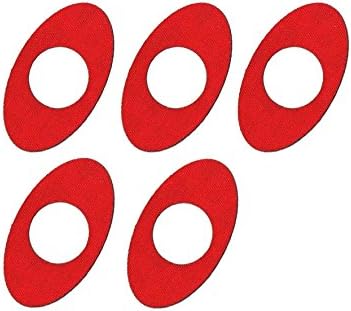 5 Oval Tapes Sticker for Freestyle Libre Sensor (red)