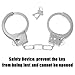 HOLOMY Police Pretend Set for School Classroom, Dress Up Police Badge Include Chain and Belt Clip, Police Handcuffs and Badge for Kids, Detective Role Play Accessories