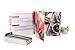 Bapon Organix- Stainless Steel Popsicle Molds and Rack - 6 Ice Pop Makers With 12 Reusable Bamboo Sticks and Silicone Seals - Bonus Cleaning Brush and Recipe Book