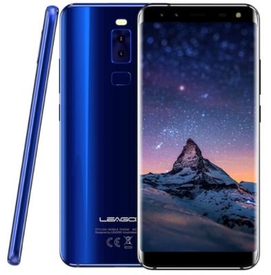 LEAGOO S8 - 5.72 pulgadas (proporción 18: 9) sin bordes Android 4G Ultra Slim smartphone, cuatro cámaras, Octa Core 1.5GHz 3GB RAM 32GB - Azul