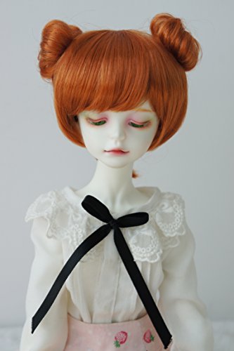 JD301 7-8'' 18-20cm Carrott Dumpling Wigs 1/4 MSD BJD Doll Hair Porcelain Doll Accessories