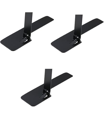 2 Soportes Ultrafinos Para Teléfono – Ajustables, Adhesivos, Compatibles Con La Mayoría De Móviles (negro Y Plateado)