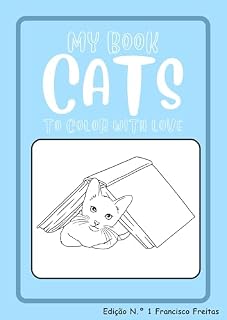 Livro My Book Cats: To Color with Love