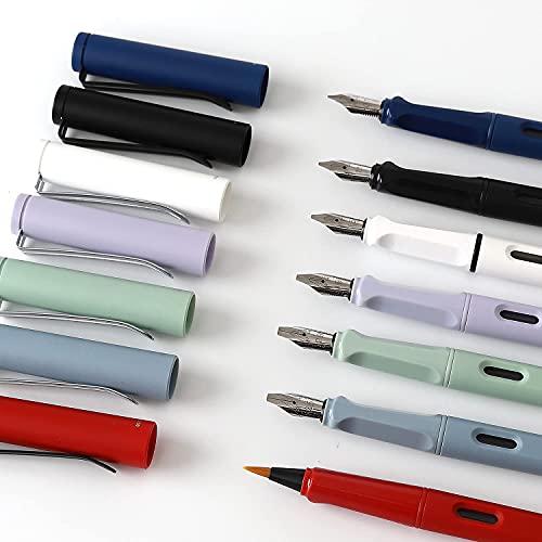 GC Quill Calligraphy Pen Set, 7 Calligraphy Fountain Pens with