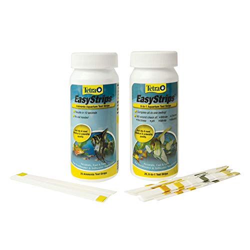 Tetra EasyStrips Complete Kit 25, 6 in1 Testing Strips and 25 Ammonia