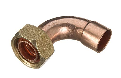 15mm x 1/2" End Feed Bent Tap Connector - Bag of 5