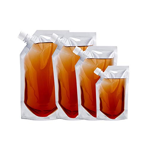 1 Concealable+Reusable+Liquor+Pouches+drinking+32OZ1+4PCS
