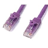StarTech.com Cat6 Ethernet Cable - 35 ft - Purple - Patch Cable - Snagless Cat6 Cable - Long Network Cable - Ethernet Cord - Cat 6 Cable - 35ft (N6PATCH35PL)