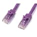 StarTech.com Cat6 Ethernet Cable - 35 ft - Purple - Patch Cable - Snagless Cat6 Cable - Long Network Cable - Ethernet Cord - Cat 6 Cable - 35ft (N6PATCH35PL) primary