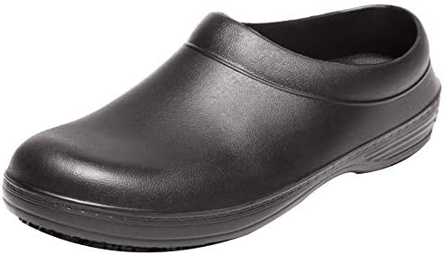 Men and Women's Oil Water Resistant Nursing Chef Shoes Non-Slip Safety Working Shoes for Kitchen Garden Bathroom