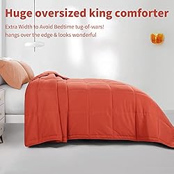 HOMBYS Oversized King Comforter 120x120 Lightweight