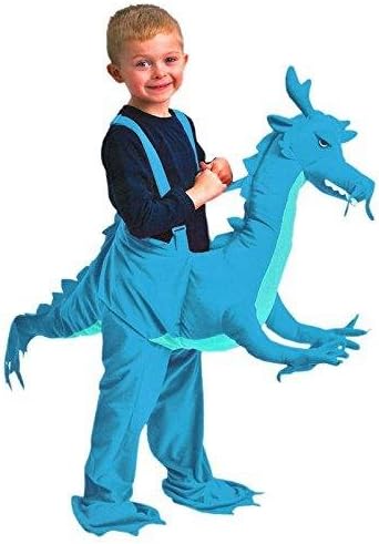 Children Dragon Blue Rider Dress Up Fancy Dress Costume Age 3 - 7 Years - Dragon fancy dress - dragon costume by Play & Pretend
