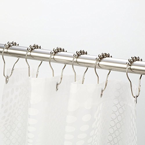 image for Amazer 2 Pack Shower Curtain Hooks Rings, Stainless Steel Rust-Resista