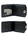 POPUCT New Men's US Dollar Bill Money Bifold Wallet(Black-large)