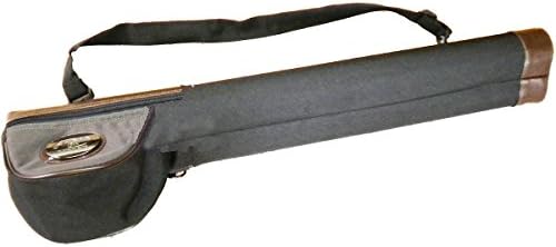MOUNTAIN CORK 56" PLATINUM DOUBLE FLY ROD AND REEL CASE BLACK 2.5-15X56-7A-59514