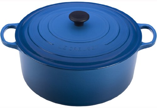 Le Creuset Signature Enameled Cast-Iron 13-¼-Quart Round French (Dutch) Oven, Marseille