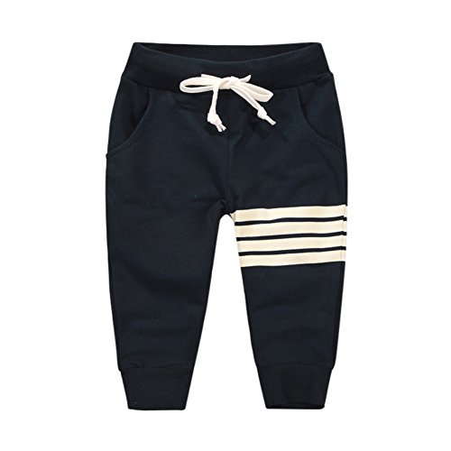 Weixinbuy unisex kid toddler cotton jersey harem pants baby elast…