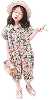 サロペット オールインワン つなぎ 半袖 キッズ 子供服 女の子 80 90 100 110 1 130 パンツ 通販 Amazon