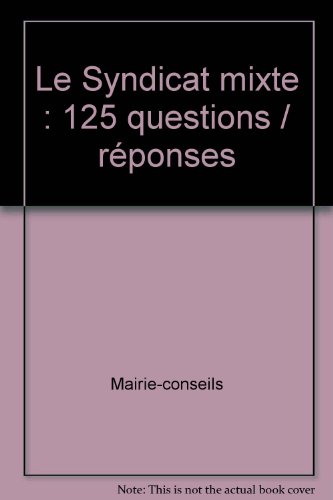 Le  syndicat mixte