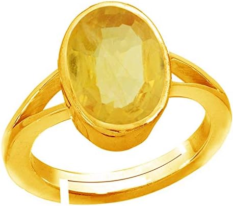 Arenaworld 2.00 Carat Yellow Sapphire Pendant/Locket (Pukhraj Stone Panchadhatu Pendant) Quality Gemstone for Mens&Womens