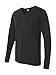 Bella + Canvas Unisex Jersey Long-Sleeve V-Neck T-Shirt XL CHAR-BLACK TRIB