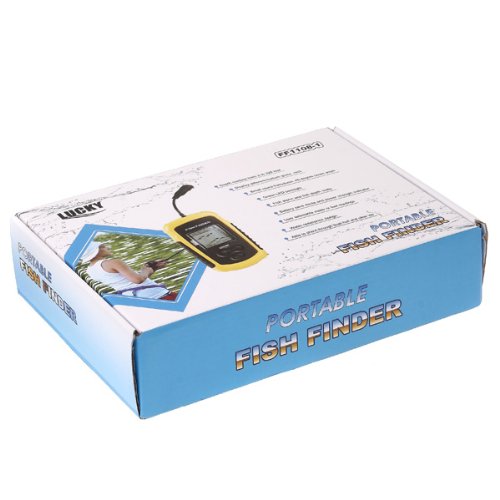 Lixada Détecteur De Poisson, Écran Couleur Lcd Portable 100m Ecosondeur Pêche Détecteur De Poisson Filaire Portée Gamme Sonar Sondeurs